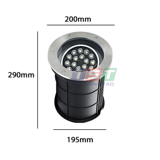 ĐÈN ÂM ĐẤT CHỈNH HƯỚNG